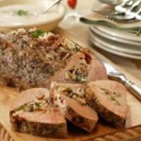 Italian-Stuffed Pork Tenderloin