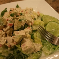 Jalapeno Chicken Salad with Avocado Dressing
