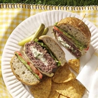 Jalapeno Popper Burgers  