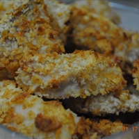 Jodie's baked crispy fish sticks