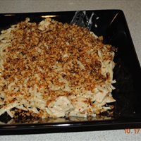 Jodie's Chicken Carbonara with bread crumbs Jodie's Chicken Carbonara with bread crumbs