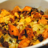 Jodie's Holiday Sausage Stuffing