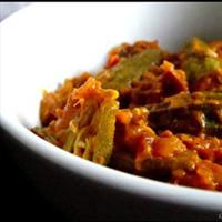Kadai Bhindi (Okra in gravy)