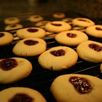Kid's Pb & J Thumbprint Cookies