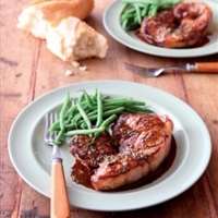 Lamb with rosemary and port