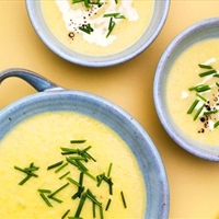 Leek and potato soup