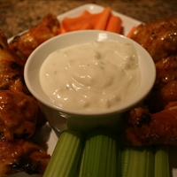 Lighter Bake-fried Buffalo Wings