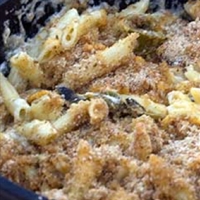 Mac and Texas Cheeses with Roasted Chiles converted to GF