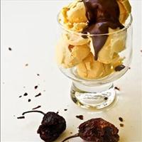 Mango Semifreddo with Chocolate Chilli Ganache