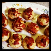 Maple Bacon Baked Doughnut Holes