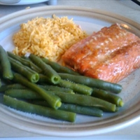 Maple soy glazed salmon Maple soy glazed salmon