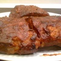 Marinated, Baked and Grilled Baby Back Ribs