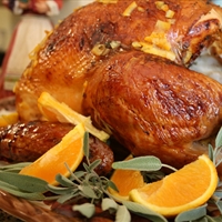 Marmalade Glazed Turkey with Giblet Gravy