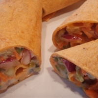 Mediterranean Veggie Wraps