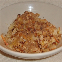 Microwave Honey Almond Apple Pie Alamode