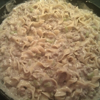 Mimi's Ground Beef Stroganoff