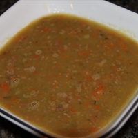 Mom's Split Pea and Ham Soup