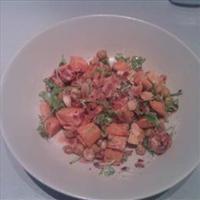 Moroccan chick pea & sweet potato salad