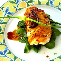 Muffi's Chicken Breasts stuffed with Figs and Goat Cheese