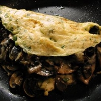 Mushroom and Cheese Omelette