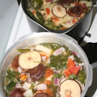 Mushroom and Soman Soup