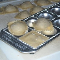 Mushroom Stuffed Ravioli