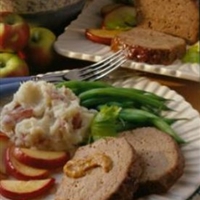 Mustard-Apple Meat Loaf