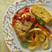 Mustard-Grilled Pork Chops with Two-Tomato Salsa
