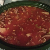 My mom's Vegetable Soup in Crock Pot My mom's Vegetable Soup in Crock Pot