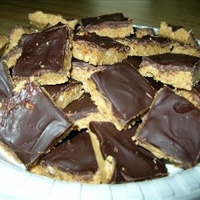 No Oven Peanut Butter Squares