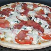 No Sauce Prosciutto Pizza No Sauce Prosciutto Pizza