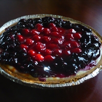 non-dairy blueberry/cherry cheesecake