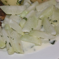 North Croatian kohlrabi stew