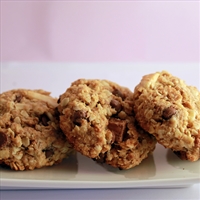 Oatmeal Bran Chocolate Chip Cookies