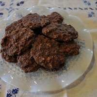 Oatmeal Fudge No Bake Cookies (no butter)