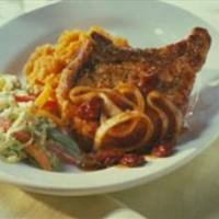 Onion-and-Cherry-Glazed Pork Chops