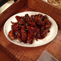 Orange Ginger Honey BBQ wings!