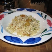 Orzo and Golden raison side