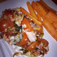 Oven-Baked Cod with Tomatoes
