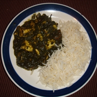 Palak Paneer (Spinach and Cottage Cheese) Palak Paneer (Spinach and Cottage Cheese)