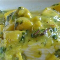 Panfried Fish with Spicy Mango Salsa