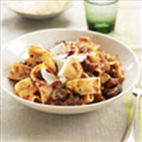 Pappardelle With Mushroom-Beef Ragu