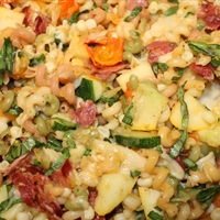 Pasta- Cavatappi W Bacon & Veggies
