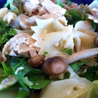 Pasta- Wild Mushroom, Chicken and Spinach Farfalle Pasta- Wild Mushroom, Chicken and Spinach Farfalle
