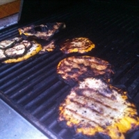 Patty Squash, Patty Squash, Grilled by Chan