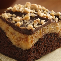 Peanut Butter Toffee Cheesecake Brownies