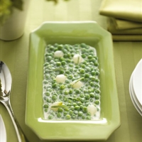 Peas And Tarragon With Fresh Goat Cheese