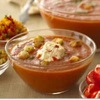 Pepper Medley Gazpacho Soup