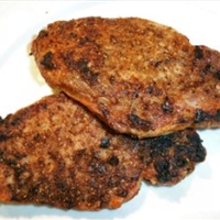 Pepper Rubbed Pork Chops