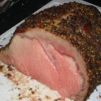 Peppercorn Crusted Prime Rib